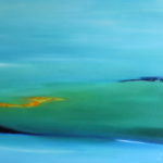 “El mar de Joss” 2013. Técnica mixta sobre lienzo 80 x 100cm
